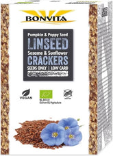 Crackers de lin sans gluten BIO 100 g - BONVITA